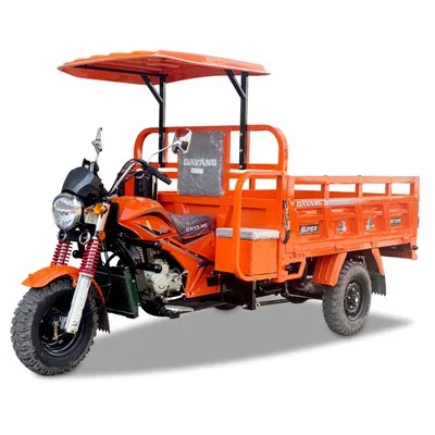 200cc Benzinli Üç Tekerlekli Bisiklet Çöp Toplayıcı Yükü 500kg